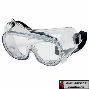 Safety Goggles Over Glasses Lab Work Eye Protective Eyewear Clear Lens 1/Pair