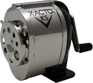 Manual Pencil Sharpener Boston X Acto KS School Table or Wall Mount Stand School
