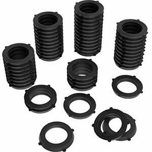 50 Pack Garden Hose Washers Rubber Washers Seals, Self Locking Tabs Fittings 3/4