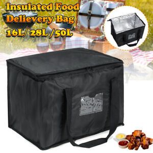 Thermal Insulated Delivery Bag Hot Food Pizza Takeaway Restaurant Picnic Lar