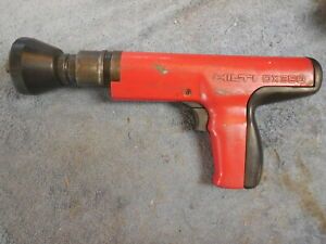 HILTI DX 350  POWDER ACTUATED GUN AND ACCESSORIES MADE IN USA.