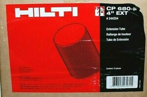 Hilti 4&#034; Extension Tube  QTY of 10  - Firestop DEVICE  CP 680-P 4”