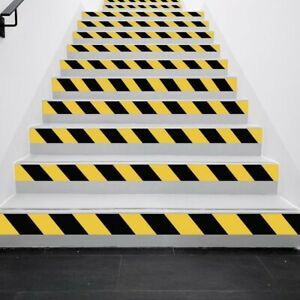 Barrier Tape Hazard Warning Non Adhesive Black&amp;Yellow 50mm * 33mm Flat Packed