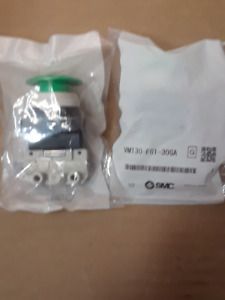 SMC VM130-F01-30GA  Air Valve Button Green - Factory Sealed