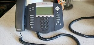 Polycom SoundPoint IP 550 Phone 2201-12550-001 with Stand and Handset