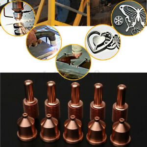 10pcs 120926 Electrode + 120931 50pcs Nozzle 60A Mechanized Nozzle Fitting