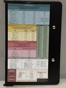 Folding Clipboard Nursing Edition (Black)