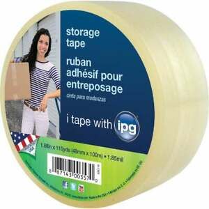 IPG 2 In. x 55 Yd. Clear Film Carton Sealing Tape 9852  - 1 Each