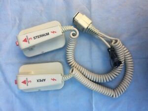 Zoll PD1400, PD1600, PD2000 external hard paddles, TESTED GOOD