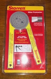 Starrett Miter Saw Protractor 505P-7 New Pro Site *FREE USA SHIPPING* #8A