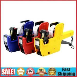 New MX-5500 8 Digits EOS Price Tag Gun +500 White w/Red Lines Labels +1 Ink