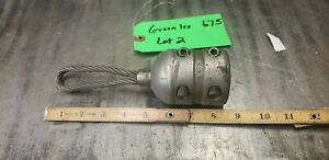 Greenlee 675 3&#034; to 3.5&#034; Wire Puller Grip Cable Grip w/All Set Screws. lot#2