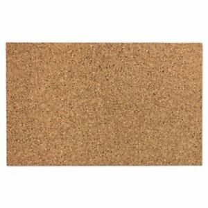 Iceberg Designer Cork Bulletin Board, 24&#034; x 38&#034;, Natural (ICE35010)