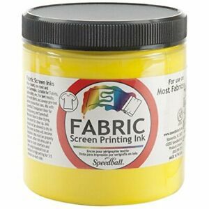 SPEEDBALL ART PRODUCTS 4605 FABRIC SCREEN INK YELLOW 32OZ