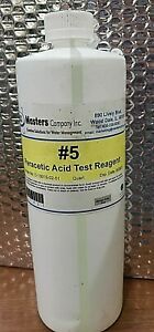 MASTERS COMPANY #5 PERACETIC ACID TEST REAGENT  ~ 1 QT.
