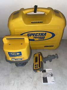 Spectra Precision LL500 Rotary Laser Level W/ HL700 Receiver and Hard Carry Case