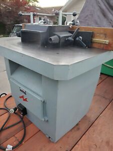 Delta / Invicta RS-15 HD shaper moulder micro fence, 3 spindles, tons of tooling