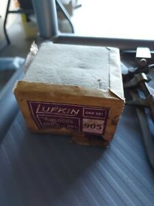 Vintage Lufkin No. 905 V Block with 2 Clamps and  Original Box