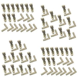(80 Pack) Inside Hidden Corner Bracket - 90 Degree - for 2020/3030/4040/4545,