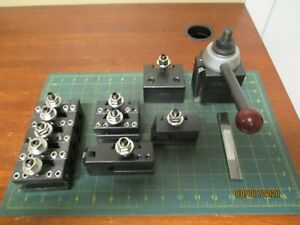 MACHINIST TOOLS * QUICK CHANGE TOOL HOLDER * SET (11) * PHASE II