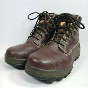 Herman Survivors Steel Toe Work Boots Men&#039;s Size 7.5 Brown