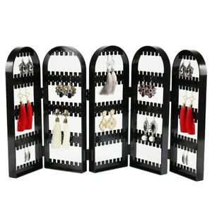 Creative Screen Earrings Display Rack Jewelry Rack (Black Five Doors)