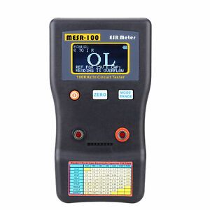 MESR-100  Capacitance Ohm Meter Capacitor Tester True 100 KHz Sine  I0Y6