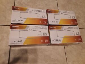 250 box Nitrile Glove Latex Free Tronex  EXTRA SMALL  4 boxes total 1000 gloves