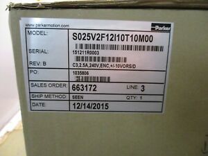 parker s025v2f12i10t10m00 compax3 servo drive controller 2.5A 240V [5*B-00]