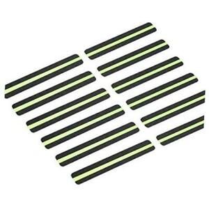 LifeGrip Anti Slip Traction Treads with Stripe (12-Pack), 2&#034; X Glow in Dark