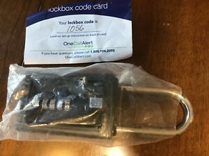 one call alert code lock box new package