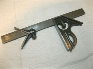 Older Craftsman 9-3960 Combination Square 12&#034; Rule &amp; Scribe With Center Finder