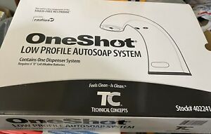 TC One Shot OneSHOT low profile Autosoap dispenser 402241 Radius touch free