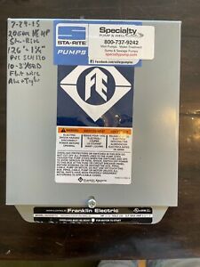 FRANKLIN ELECTRIC 282-300-8110 SUBMERSIBLE MOTOR CONTROL BOX 230V 1/1.5 HP