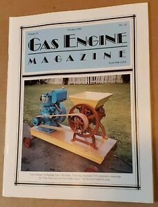 Antique Vintage Gas Engine Magazine Volume 30 Number 10 October 1995 Hit Miss