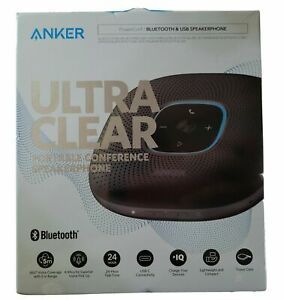 ANKER PowerConf Bluetooth Speakerphone w/6 Microphones, Enhanced Voice,USB-C NEW