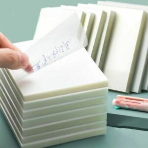 PET Material Scrapes Stickers Sticky Transparent Simple Note Paper Sticky Notes