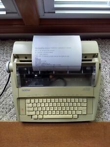 Brother GX-6750 Correctronic Portable Electric Typewriter Word Processor