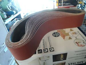 3m ceramic sanding belts 4 x 72  80 grit  (GR)