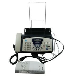 Brother Personal Fax Machine FAX-575 and Manual PARTS OR REPAIR ONLY