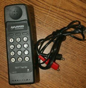 Harris TS-17 lineman&#039;s test set/butt set working with clip cable
