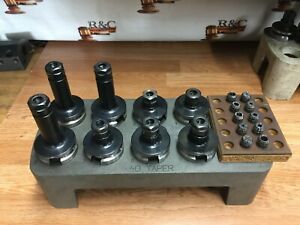 BOLTON / OTHER TOOL HOLDERS BT40 ER16 COLLET CHUCKS + COLLETS NO STAND