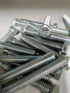 3/8-16 X 2-1/2 Hex Bolt Grade 2 Zinc Full Thread (400pcs)