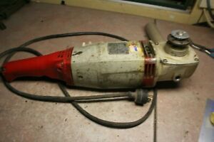Wolf Model 5195 AC/DC 115 Volts 4200 RPM Made in UK 7&#034; Angle grinder works fine