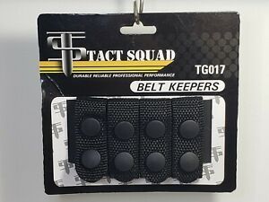 Tact Squad Set of 4 Belt Keepers TG017 Heavy Duty Nylon New Security Belt Holder