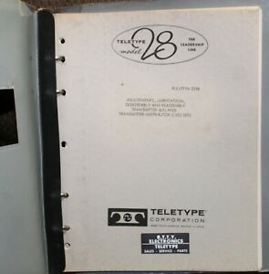 Teletype Model 28 TD (LXD) Bulletin 235B -Adjustments, Lubrication