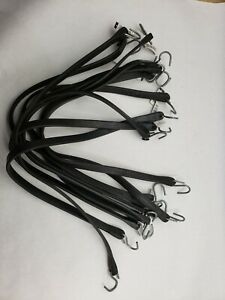 10 PACK Tarp Tie-Down Strap with Hooks, Length 31&#034;