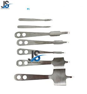 7 Hohmann Retractors Set Surgical Orthopedic Instruments