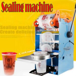 Wy-802F 9.5Cm  Tall-Cup Sealing Machine 220V Manual For Bubble Tea/ Fruit Juice