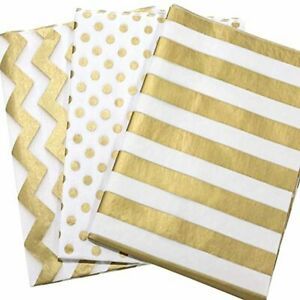 Metallic Tissue Paper 20&#034; x 28&#034; Big Size Gift Wrap Paper Bulk Gift Wrapping Acc